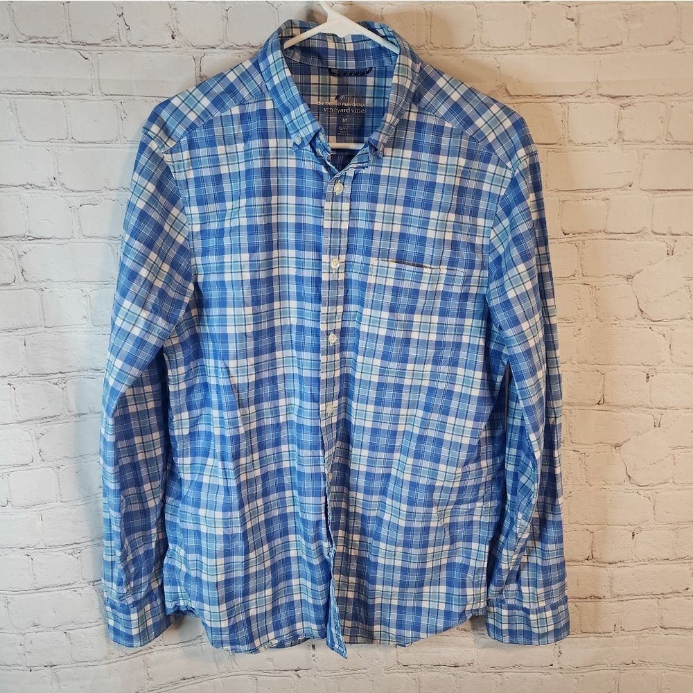 Men's Vineyard Vines "OTG" Performance longsleeve button-down shirt, size Medium